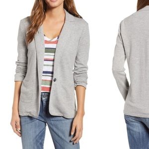 Carlson by Nordstrom Gray Knit Blazer